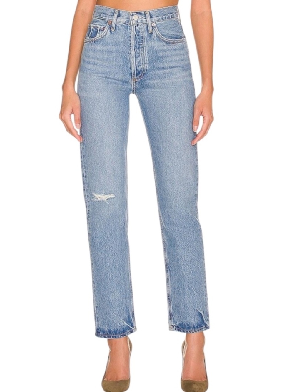 Agolde 90's Pinch Waist Jeans in Abstract